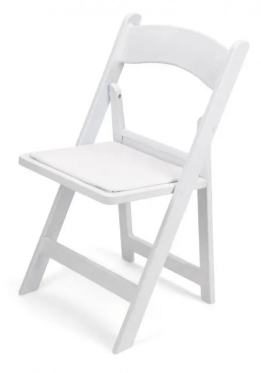 White Padded Chair