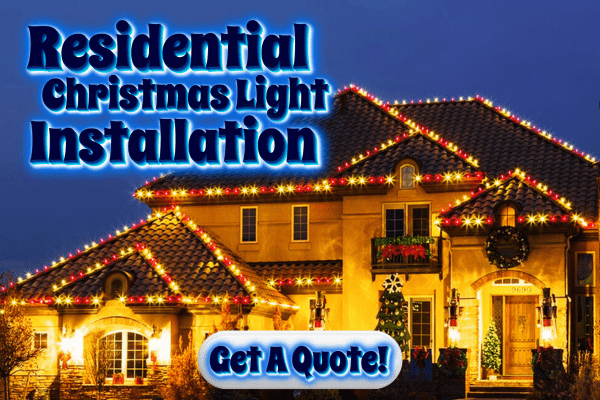 residential christmas light installation Home